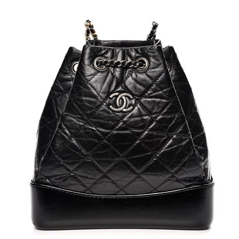 chanel quilted gabrielle backpack|authentic Chanel backpack.